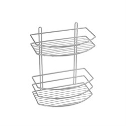 Полка FIXSEN овальная двухэтажная хром FX-720-2 - фото 139820