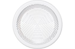 Решетка ЭРА вентиляционная круглая D200 приточно-вытяжная АБС с фланцем D150 15РПКФ - фото 140024