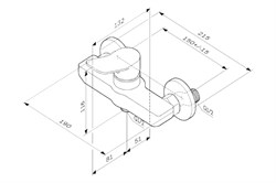 Смеситель AM.PM X-Joy для душа, черный F85A20022 - фото 140137