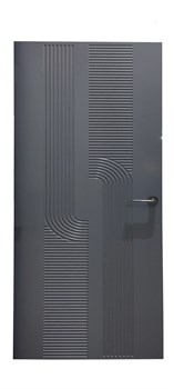 Полотно дверное Бруно эмаль антрацит 7015 ДГ 2200*90 - фото 140206