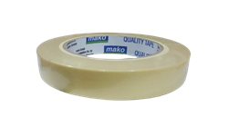 Скотч MAKO малярный 50мх19мм (до 80°С) желтый 830919 - фото 140418