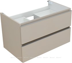 Тумба подвесная AQUANET Вега 80 2 ящика, бежевая 329585 - фото 140577
