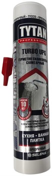 Герметик TYTAN Professional TURBO UPG силиконовый санитарный прозрачный 280мл 10044793 - фото 140610