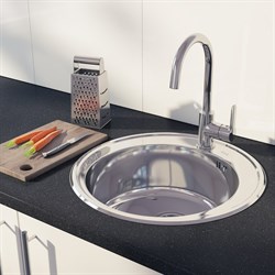 Мойка IDDIS BASIC нержавеющая cталь, полированная D510 BAS51P0i77 - фото 141142