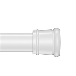 Карниз IDDIS для ванной комнаты 110*200 белый SRW0120i14 - фото 141299