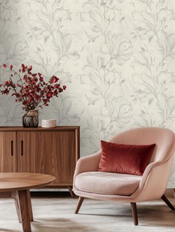 Обои EURO DECOR Moonbloom декор 7300-01 виниловые 1,06*10,05м (1упак-6рул) - фото 141497