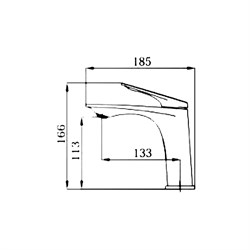 Смеситель HAIBA для раковины, графит HB10816-3 - фото 141604