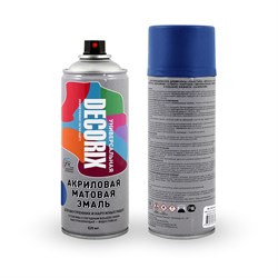 Эмаль аэрозольная универсальная LILACK синий матовый 520мл - фото 142175