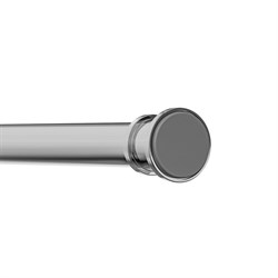 Карниз IDDIS Elegante для ванной комнаты 110*200см хром глянцевый RSC0120i14 - фото 142251