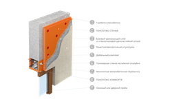 Плита теплоизоляционная Пеноплекс Комфорт 20*585*1185 С (16 шт в упаковке) - фото 142264