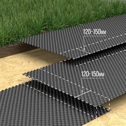 Мембрана гидроизоляционная PLASTGUARD, Тип 400 100см*2000см (1р-20 кв.м ) - фото 142278