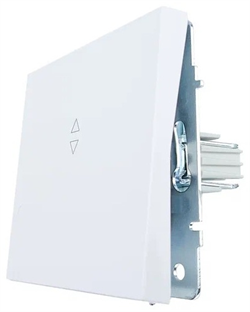 Выключатель LEZARD ZIMA проходной, безвинтовой зажим, белый 704-0288-105QC - фото 142707