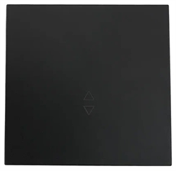 Выключатель LEZARD ZIMA проходной, зажим, черный бархат 704-4288-105QC - фото 142710