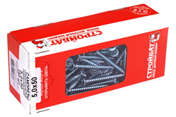 Саморезы СТРОЙБАТ универсальные оцинк. 5,0х 50 (150 шт) 2641047/110671 - фото 142782