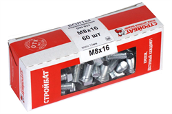 Болт DIN 933 М8 x 16 (белый цинк 60 шт) 305360 - фото 142897