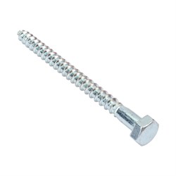 Болт СТРОЙБАТ сантехнический DIN 571 8x100 (белый цинк 20 шт) 007401 - фото 142963