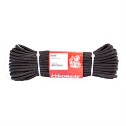 Шнур СТРОЙБАТ плотн. с сердеч. 6,0 мм (черный 15 м) 120670 - фото 143080