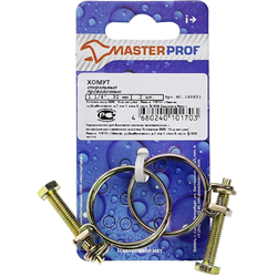 Хомут МАСТЕРПРОФ проволочный спиральный оцинк. 1 1/4 (32 мм), (2 шт.) ИС.140831 - фото 143523