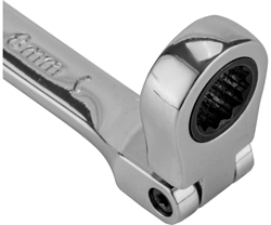 Ключ MATRIX комбинированный трещоточный 8мм Crv шарнирный, зеркальный хром 14860 - фото 143751