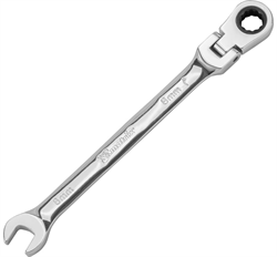 Ключ MATRIX комбинированный трещоточный 8мм Crv шарнирный, зеркальный хром 14860 - фото 143754