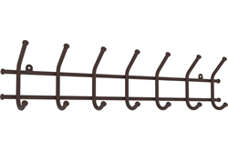 Вешалка НОРМА 7, коричневая ВН 66КОР (10) - фото 143847