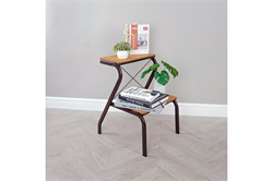 Табурет-стремянка КОНЁК, коричневый ТС 277КОР - фото 143852