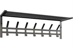 Вешалка с полкой ТОРОНТО 31, графит ВСПТ31 ГР - фото 143874