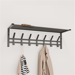 Вешалка с полкой ТОРОНТО 31, графит ВСПТ31 ГР - фото 143876