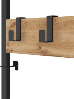 Вешалка гардеробная ТОРОНТО 23Л, черная ВГТ23Л Ч - фото 143918