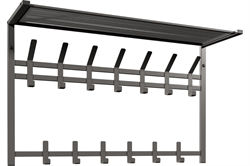 Вешалка с полкой ТОРОНТО 32, графит ВСПТ32 ГР - фото 143927