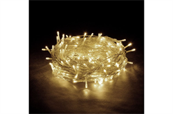 Электрогирлянда VEGAS Занавес 192 теплых LED ламп проз.провод 1*4 м, с тайм с бл.питания 24V 55210 - фото 143970