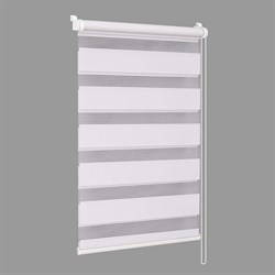 Штора рул. DELFA ДЕНЬ-НОЧЬ D609 50/160 Стандарт белый - фото 144012