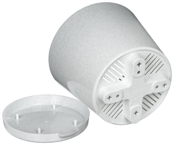 Горшок для цветов HOMVER Oregano D200мм 4л с прикорневым поливом, мраморный (12) 221602633/01 - фото 144434