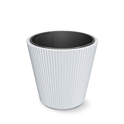 Горшок цветочный MILLY белый DBMI400-S449 - фото 144459