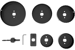 Набор MATRIX кольцевых пил по дереву 64-127мм 8шт 704715 - фото 144485