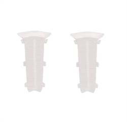 Угол внутренний для плинтуса 70мм Деконика (2шт. во флоупак) 255 Ясень бьянко - фото 144751