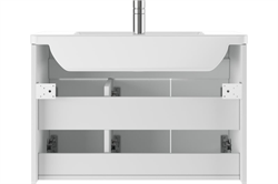 Тумба под умывальник Мечта 80 подвесная Maria белый DM2326T - фото 144757