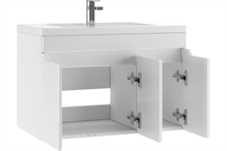 Тумба под умывальник Мечта 80 подвесная Maria белый DM2326T - фото 144758