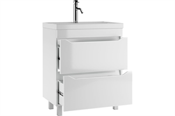 Тумба под умывальник ЕВА 70 Bazic с двумя ящиками белый DA5907T - фото 144762