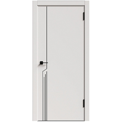 Полотно ДУБРАВА глухое Li-2 ПЭТ Платина, 600см. - фото 144859