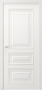 Полотно ЛЕСКОМ дверное Экшпон Имидж-2 эмалит белый/серебро, глухое 60 - фото 144926