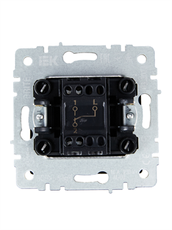 Выключатель BRITE 1-кл. проходной 10А черный ВС10-1-6-БрЧ - фото 145010