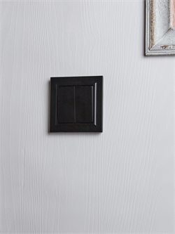 Выключатель BRITE 2-кл. проходной 10А черный ВС10-2-6-БрЧ - фото 145022