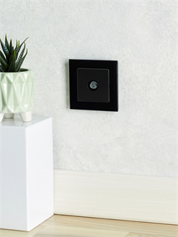 Розетка BRITE TV оконечная, черная BR-A10-O-K02 - фото 145083