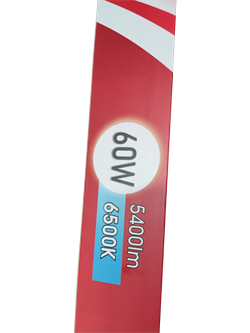 Светильник LEZARD светодиодный DPL 60W 5400Lm 6500K IP20 1220 mm 465-FL12-060 - фото 145140