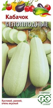 Семена ГАВРИШ Кабачок белоплодные 2г - фото 145170