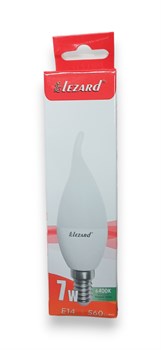 Лампа светодиодная LED CANDLE (N464 B35 1407)  B35 7W 6400K E14 220V - фото 145195