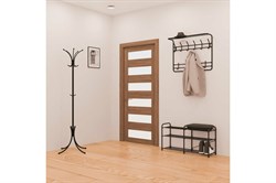 Вешалка напольная КОРОНА разборная, черная ВНП 366Ч - фото 145249