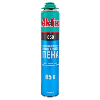 Пена AKFIX MEGA профессиональная монтажная 850ml FA007 - фото 15200