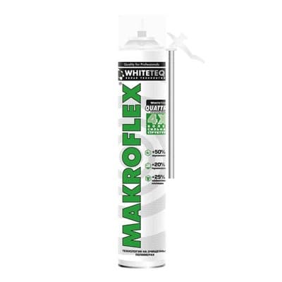 Пена монтажная MAKROFLEX СТД WHITETEQ 750мл - фото 15215